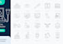 design custom minimalist outline icons